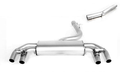 OPF-Back-Anlage für links/rechts-Anlage (ohne Endrohre), mit 2 integrierten Klappen, inkl. (EG-) GENEHMIGUNG!