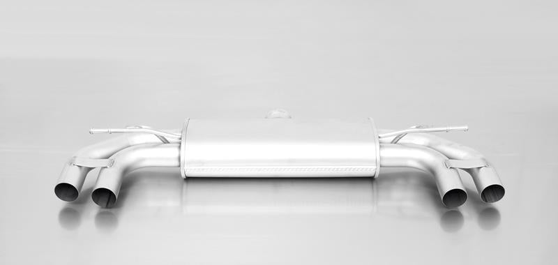 Sportschalldämpfer mittig für links/rechts-Anlage (ohne Endrohre), inkl. (EG-) GENEHMIGUNG!