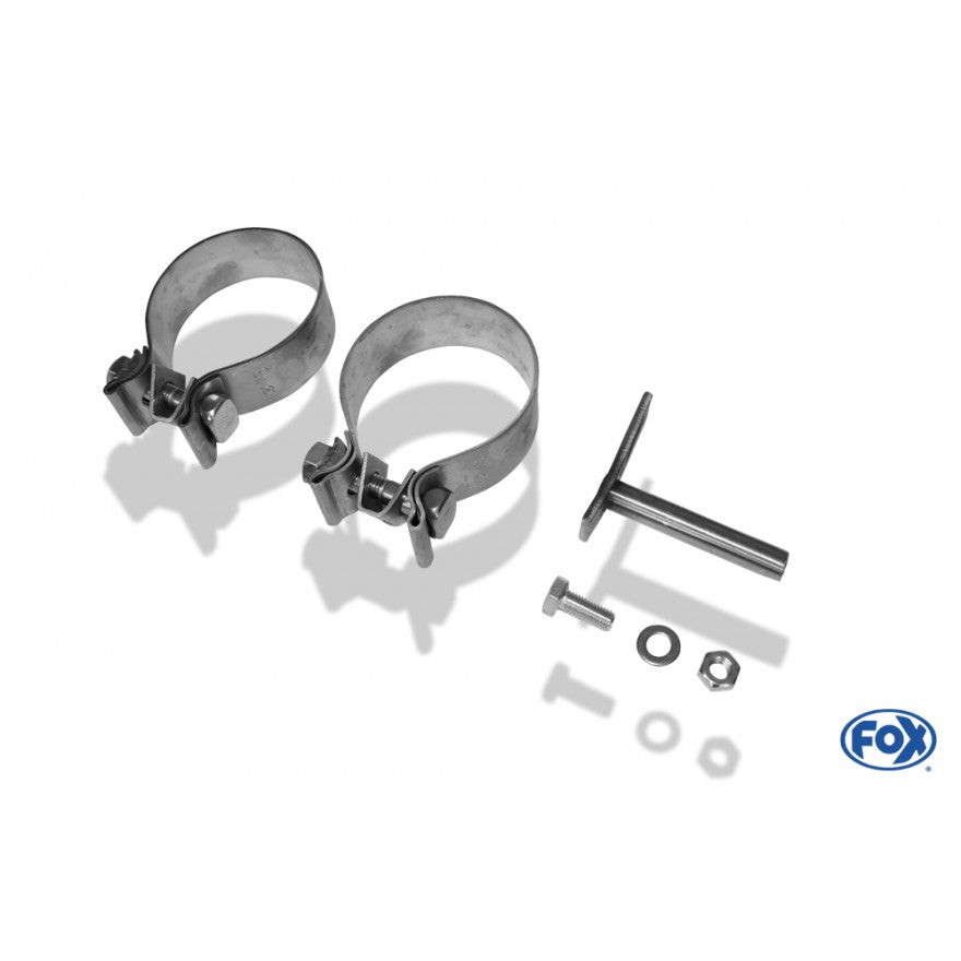 Sportschalldämpfer mit 2 Endrohren 76mm (Typ 10), inkl. TÜV-Gutachten!