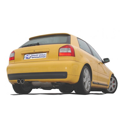 Sportschalldämpfer mit 2 Endrohren 80mm (Typ 16), inkl. TÜV-Gutachten!