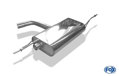 Sportschalldämpfer für Ausgang links ohne Endrohre, inkl. (EG-) GENEHMIGUNG!