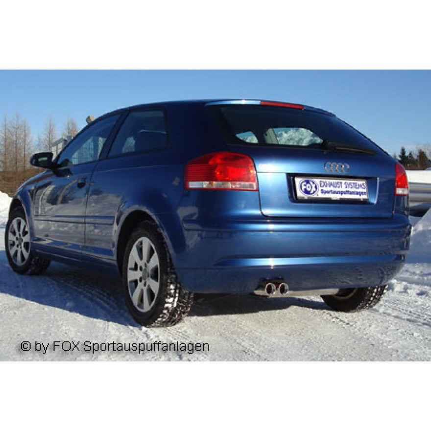 Sportschalldämpfer mit 2 Endrohren 76mm (Typ 13), inkl. (EG-) GENEHMIGUNG!