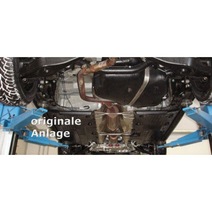 Verbindungsohr FOX Mittelschalldämpfer / Mittelschalldämpfer-Ersatzrohr zu KAT, KEINE (EG-) GENEHMIGUNG!