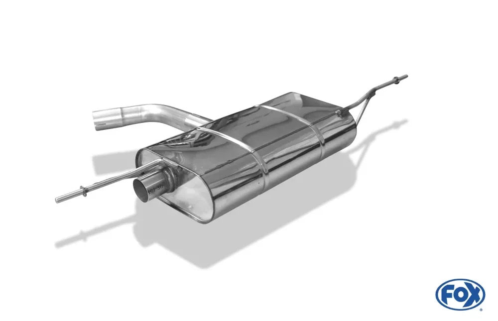 Sportschalldämpfer für Ausgang links/rechts ohne Endrohre, inkl. (EG-) GENEHMIGUNG!