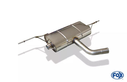 Sportschalldämpfer für Ausgang links/rechts ohne Endrohre, inkl. (EG-) GENEHMIGUNG!
