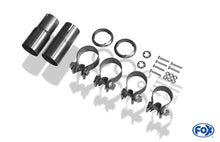 Sportschalldämpfer mit links/rechts je 1 Endrohr 90mm (Typ 13), inkl. (EG-) GENEHMIGUNG!