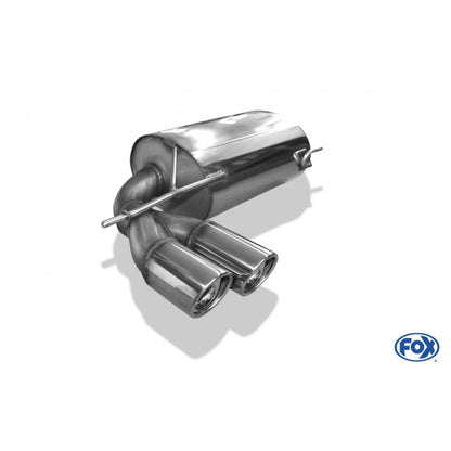 Sportschalldämpfer mit 2 Endrohren 90mm (Typ 17), inkl. (EG-) GENEHMIGUNG!