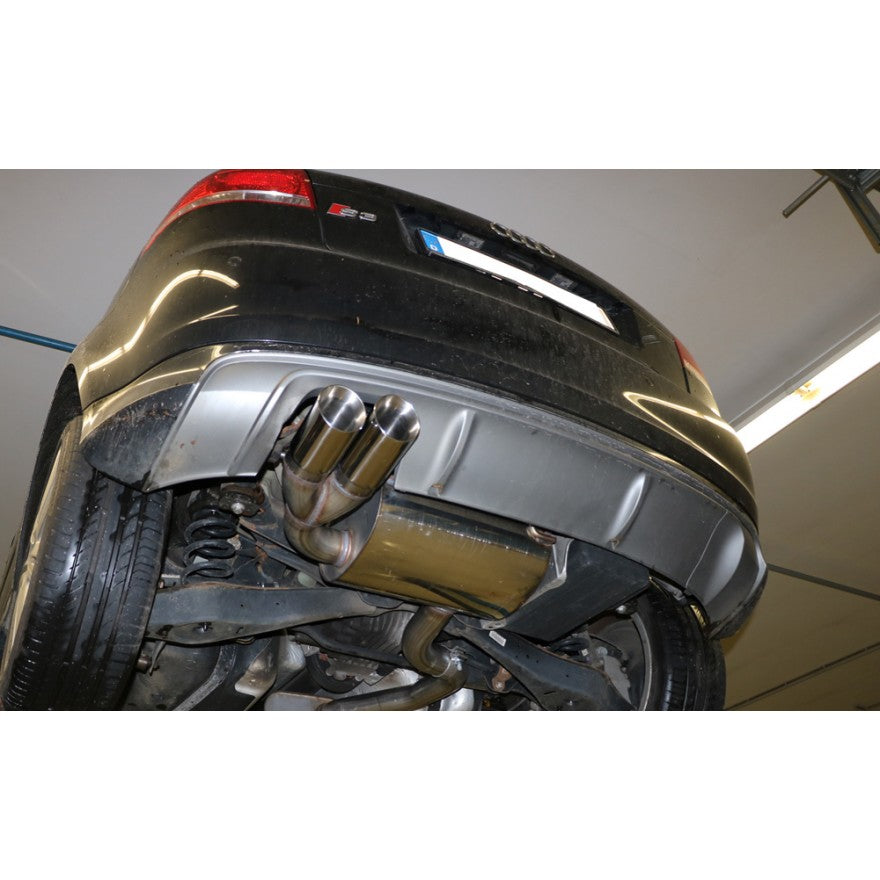 Sportschalldämpfer mit 2 Endrohren 90mm (Typ 25), inkl. (EG-) GENEHMIGUNG!