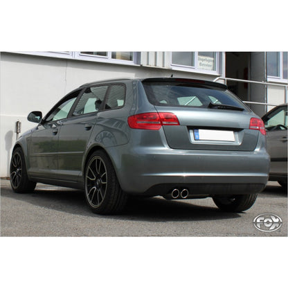 Sportschalldämpfer mit 2 Endrohren 90mm (Typ 17), inkl. (EG-) GENEHMIGUNG!