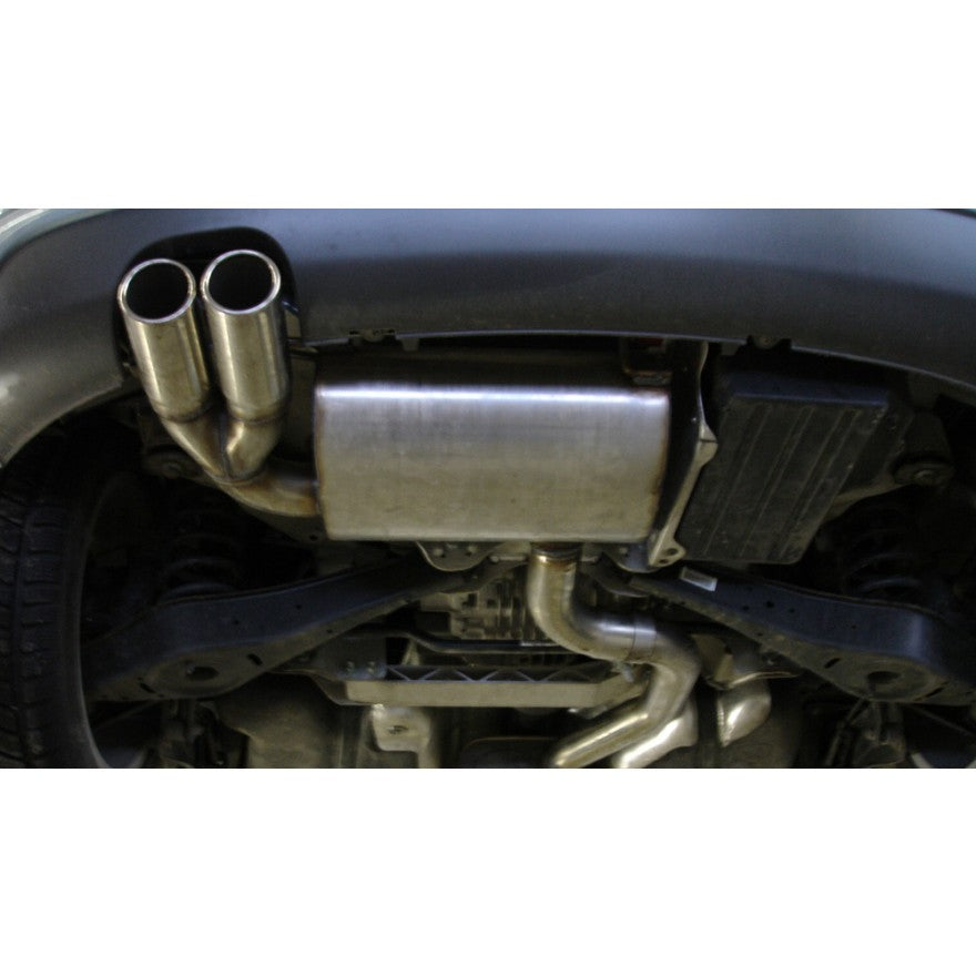 Sportschalldämpfer mit 2 Endrohren 90mm (Typ 17), inkl. (EG-) GENEHMIGUNG!