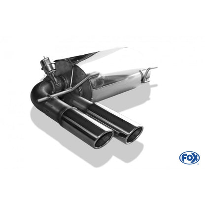 Sportschalldämpfer mit 2 Endrohren 90mm (Typ 16), inkl. (EG-) GENEHMIGUNG!