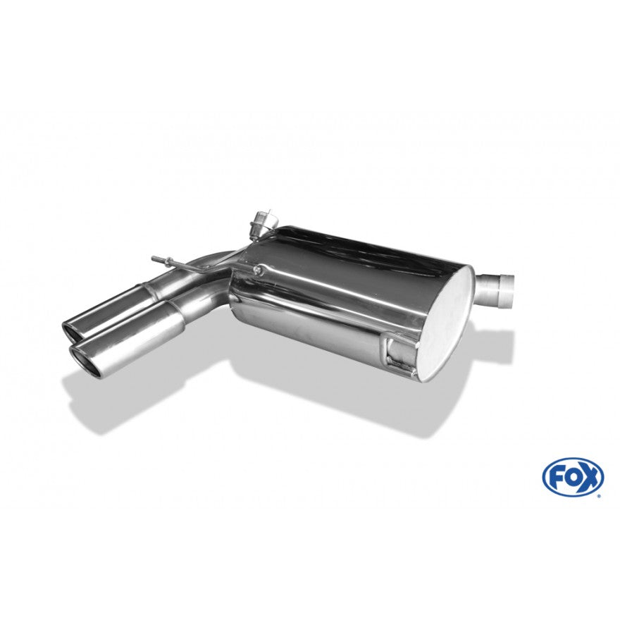 Sportschalldämpfer mit 2 Endrohren 90mm (Typ 16), inkl. (EG-) GENEHMIGUNG!