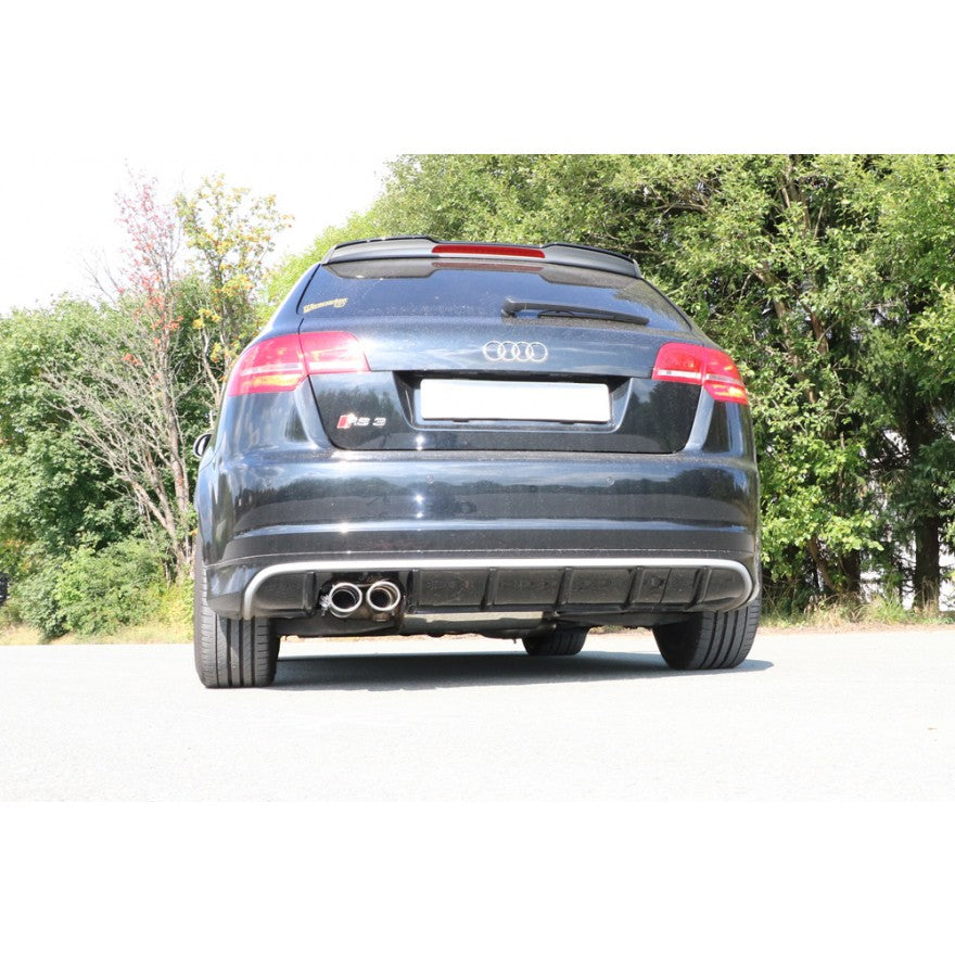 Sportschalldämpfer mit 2 Endrohren 90mm (Typ 16), inkl. (EG-) GENEHMIGUNG!