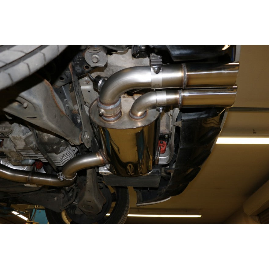 Sportschalldämpfer mit 2 Endrohren 90mm (Typ 16), inkl. (EG-) GENEHMIGUNG!