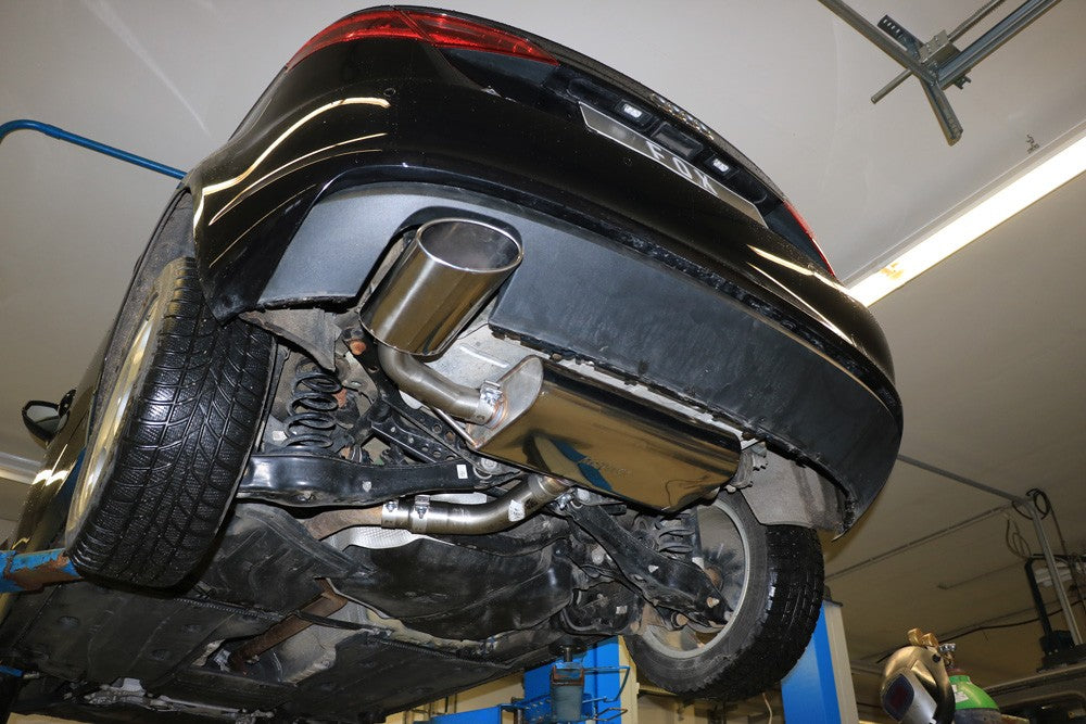 Sportschalldämpfer mit 1 Endrohr 160x90mm (Typ 38), inkl. (EG-) GENEHMIGUNG!