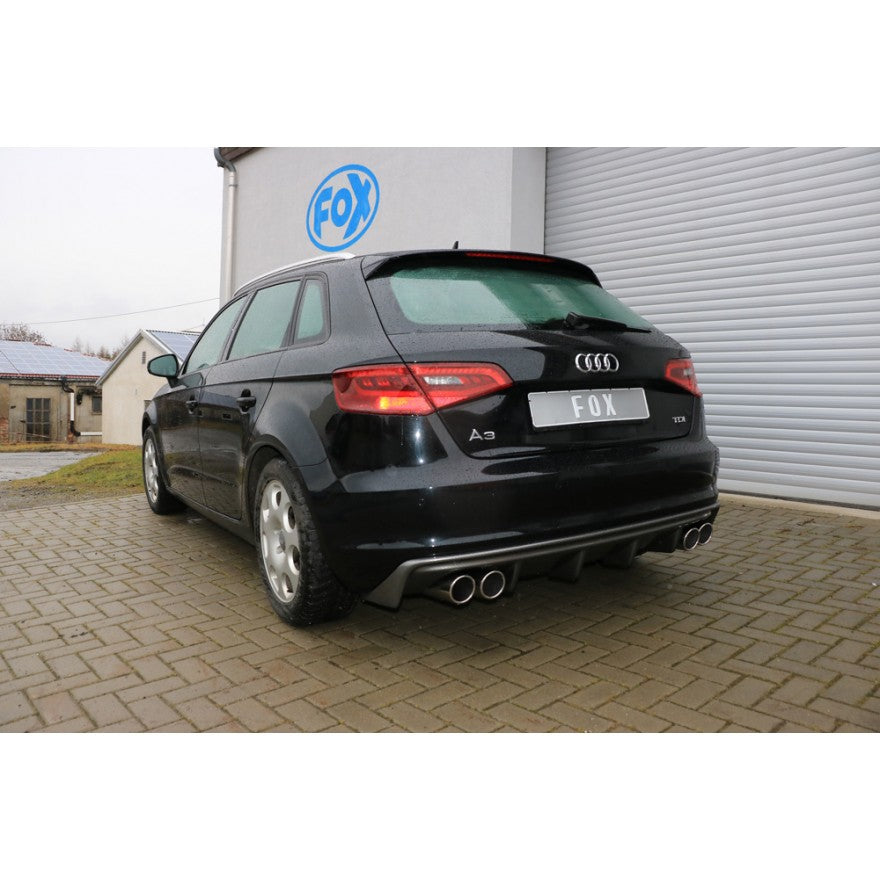 Sportschalldämpfer mit links/rechts je 2 Endrohren 90mm (Typ 16), inkl. (EG-) GENEHMIGUNG!