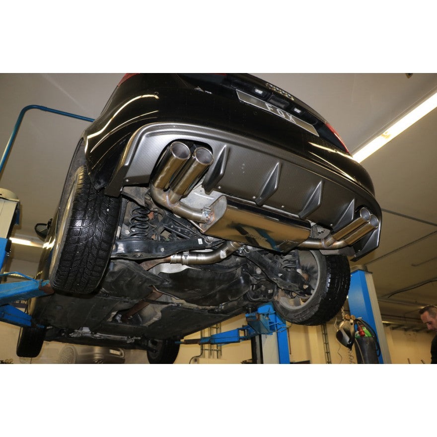 Sportschalldämpfer mit links/rechts je 2 Endrohren 88x74mm (Typ 32), inkl. (EG-) GENEHMIGUNG!