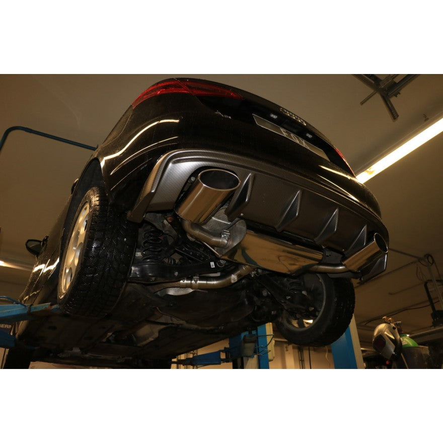 Sportschalldämpfer mit links/rechts je 1 Endrohr 160x90mm (Typ 38), inkl. (EG-) GENEHMIGUNG!