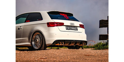 Sportschalldämpfer mit links/rechts je 2 Endrohren 90mm (Typ 25), inkl. (EG-) GENEHMIGUNG!