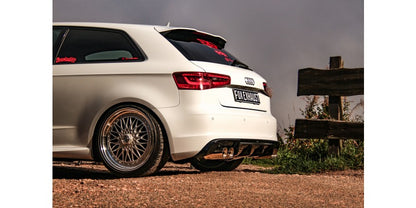 Sportschalldämpfer mit links/rechts je 2 Endrohren 90mm (Typ 25), inkl. (EG-) GENEHMIGUNG!