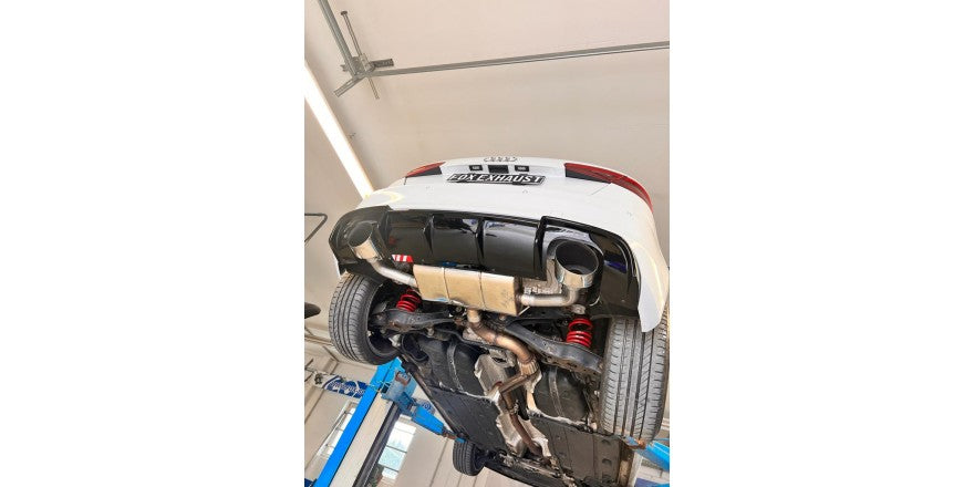 Sportschalldämpfer mit links/rechts je 1 Endrohr 160x130mm (Typ 38), inkl. (EG-) GENEHMIGUNG!