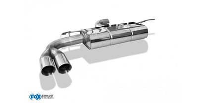 Sportschalldämpfer mit 2 Endrohren 80mm (Typ 25), inkl. (EG-) GENEHMIGUNG!