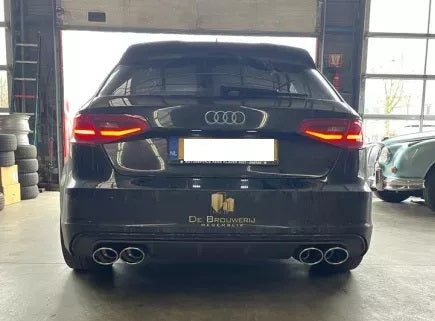 Sportschalldämpfer mit links/rechts je 2 Endrohren 115x85mm (Typ 32), inkl. (EG-) GENEHMIGUNG!