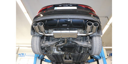 Sportschalldämpfer mit links/rechts je 2 Endrohren 115x85mm (Typ 32), inkl. (EG-) GENEHMIGUNG!