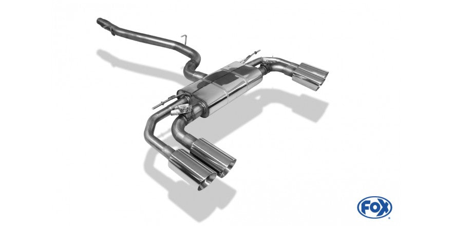 Halbanlage ab OPF mit links/rechts je 2x100mm (Typ 25), inkl. (EG-) GENEHMIGUNG!