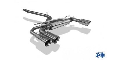 Halbanlage ab OPF mit links/rechts je 2x100mm (Typ 25), inkl. (EG-) GENEHMIGUNG!