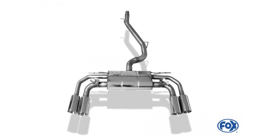 Halbanlage ab OPF mit links/rechts je 2x100mm (Typ 25), inkl. (EG-) GENEHMIGUNG!