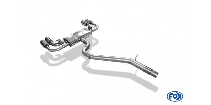 Halbanlage ab OPF mit links/rechts je 2x100mm (Typ 25), inkl. (EG-) GENEHMIGUNG!
