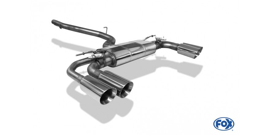 Halbanlage ab OPF mit links/rechts je 2x114mm (Typ 25), inkl. (EG-) GENEHMIGUNG!