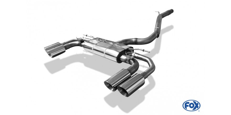 Halbanlage ab OPF mit links/rechts je 2x114mm (Typ 25), inkl. (EG-) GENEHMIGUNG!