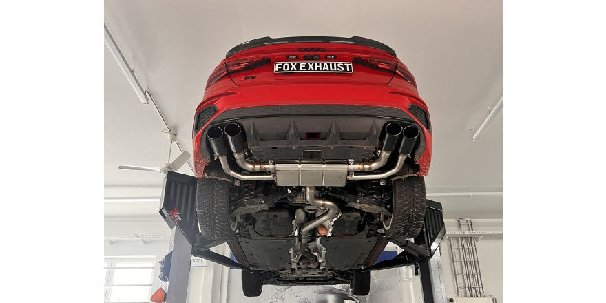 Halbanlage ab OPF mit links/rechts je 2x106x74mm (Typ 32) schwarz emailliert, inkl. (EG-) GENEHMIGUNG!