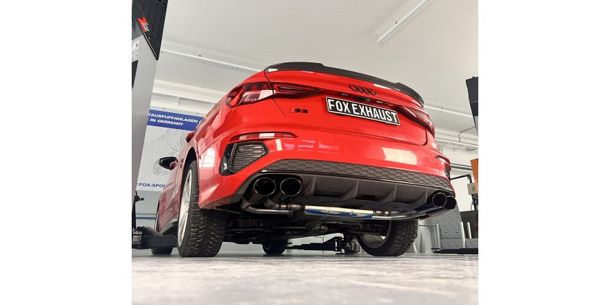 Halbanlage ab OPF mit links/rechts je 2x115x85mm (Typ 32) schwarz emailliert, inkl. (EG-) GENEHMIGUNG!