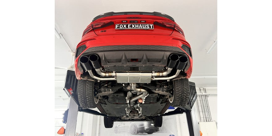 Halbanlage ab OPF mit links/rechts je 2x115x85mm (Typ 32) schwarz emailliert, inkl. (EG-) GENEHMIGUNG!