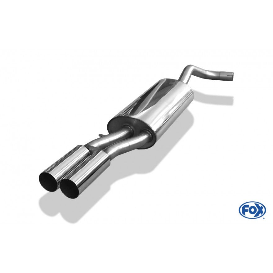 Sportschalldämpfer mit 2 Endrohren 76mm (Typ 10), inkl. (EG-) GENEHMIGUNG!