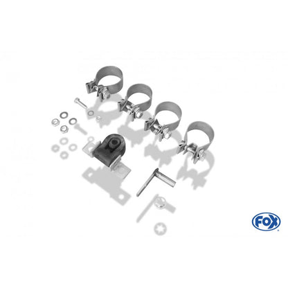 Sportschalldämpfer mit links/rechts je 1 Endrohr 135x80mm (Typ 53), inkl. (EG-) GENEHMIGUNG!