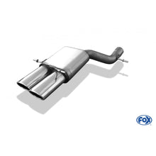 Sportschalldämpfer mit 2 Endrohren 115x85mm (Typ 32), inkl. (EG-) GENEHMIGUNG!