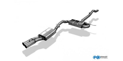 Halbanlage mit 2 Endrohren 80mm (Typ 10), inkl. (EG-) GENEHMIGUNG!