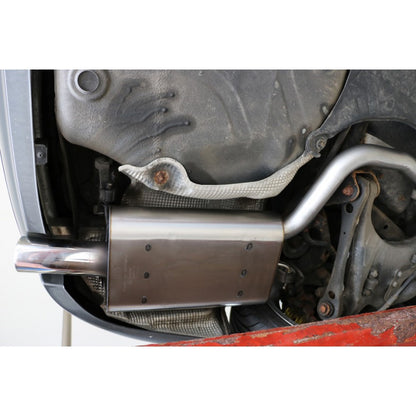 Sportschalldämpfer 1 Endrohr 80mm (Typ 13), inkl. TÜV-Teilegutachten!