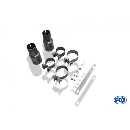 Sportschalldämpfer mit links/rechts je 1 Endrohr 100mm (Typ 24), inkl. (EG-) GENEHMIGUNG!