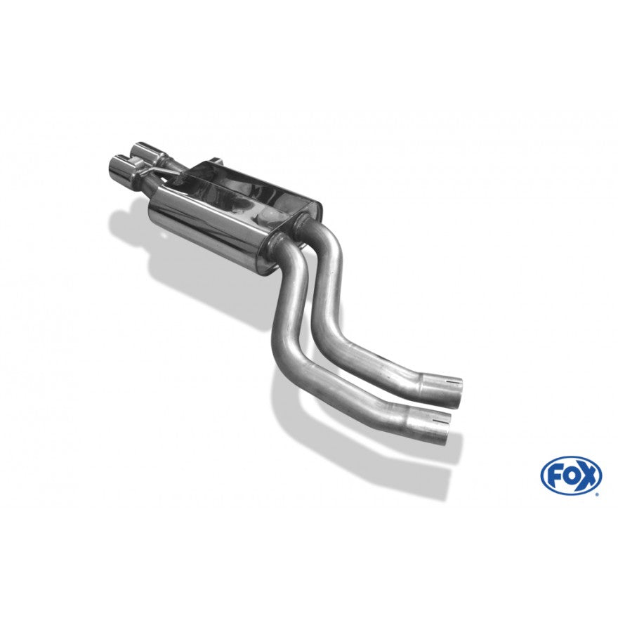 Sportschalldämpfer mit 2 Endrohren 78mm (Typ 16), inkl. (EG-) GENEHMIGUNG!