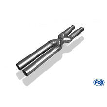 Verbindungsrohr für FOX-Vorschalldämpfer / Vorschalldämpfer-Ersatzrohr zur Montage für Modelle mit doppeltem KAT