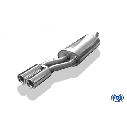 Sportschalldämpfer mit 2 Endrohren 76mm (Typ 13), inkl. (EG-) GENEHMIGUNG!