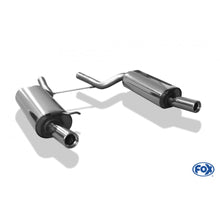 Sportschalldämpfer mit links/rechts je 1 Endrohr 80mm (Typ 13), inkl. TÜV-Teilegutachten!