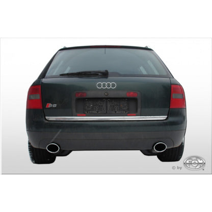 Sportschalldämpfer mit links/rechts je 1 Endrohr 115x85mm (Typ 32), inkl. TÜV-Teilegutachten!