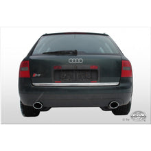 Sportschalldämpfer mit links/rechts je 1 Endrohr 115x85mm (Typ 32), inkl. TÜV-Teilegutachten!