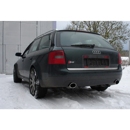 Sportschalldämpfer mit links/rechts je 1 Endrohr 115x85mm (Typ 32), inkl. TÜV-Teilegutachten!